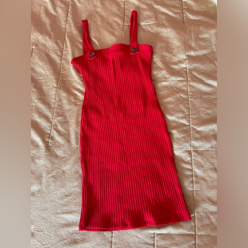 NWOT Ribbed Cotton Bodycon Dress